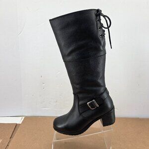 Harley-Davidson Women's Gilman 14-Inch Black WP Motorcycle Boots, D87192 sz 8